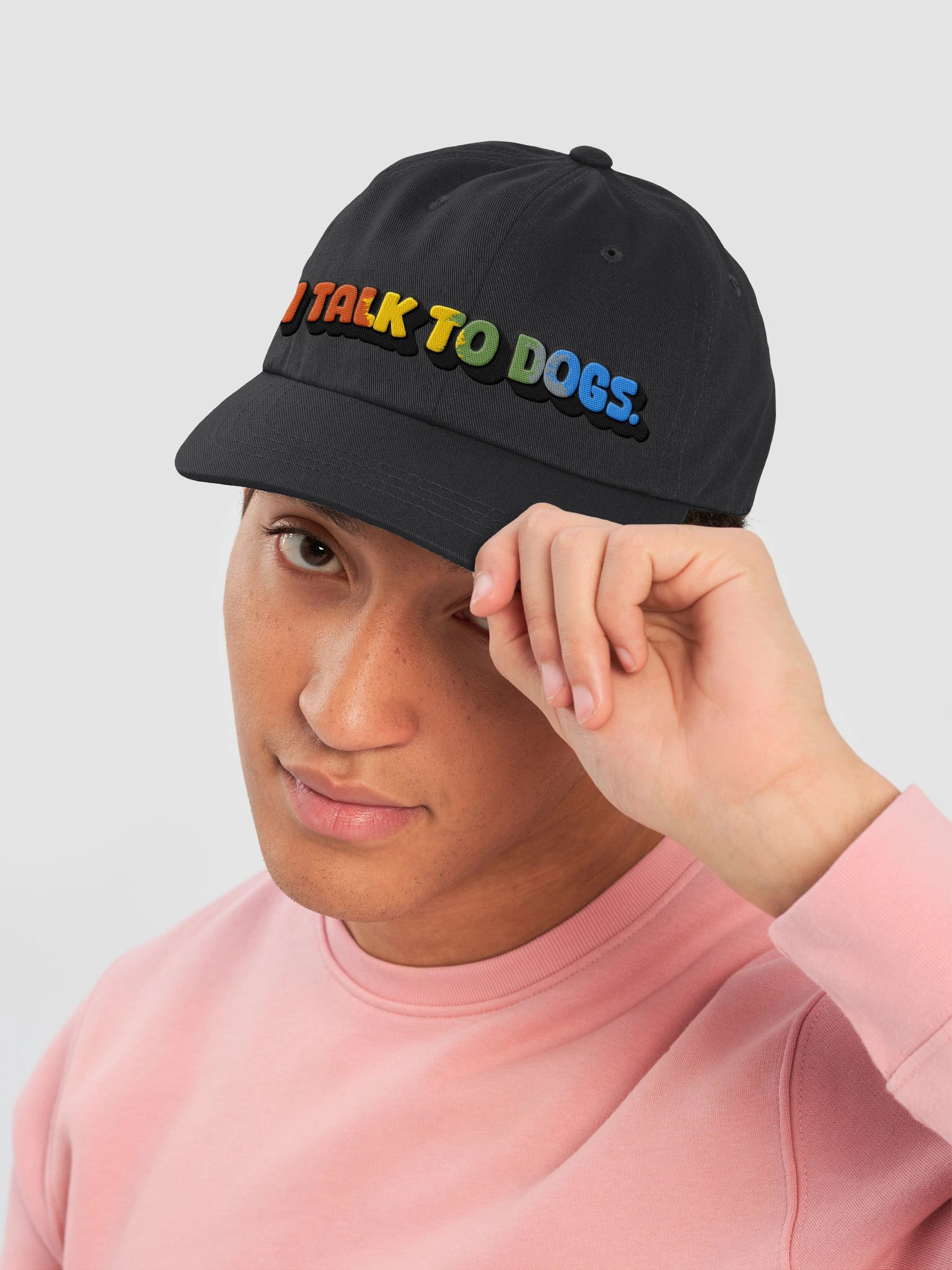 I Talk to Dogs Funny Dog Lover Hat product image (44)
