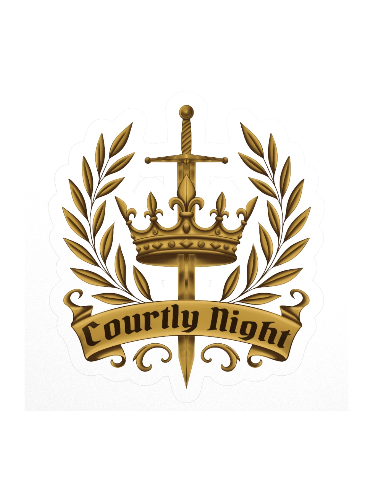 Courtly Night Sticker product image (1)
