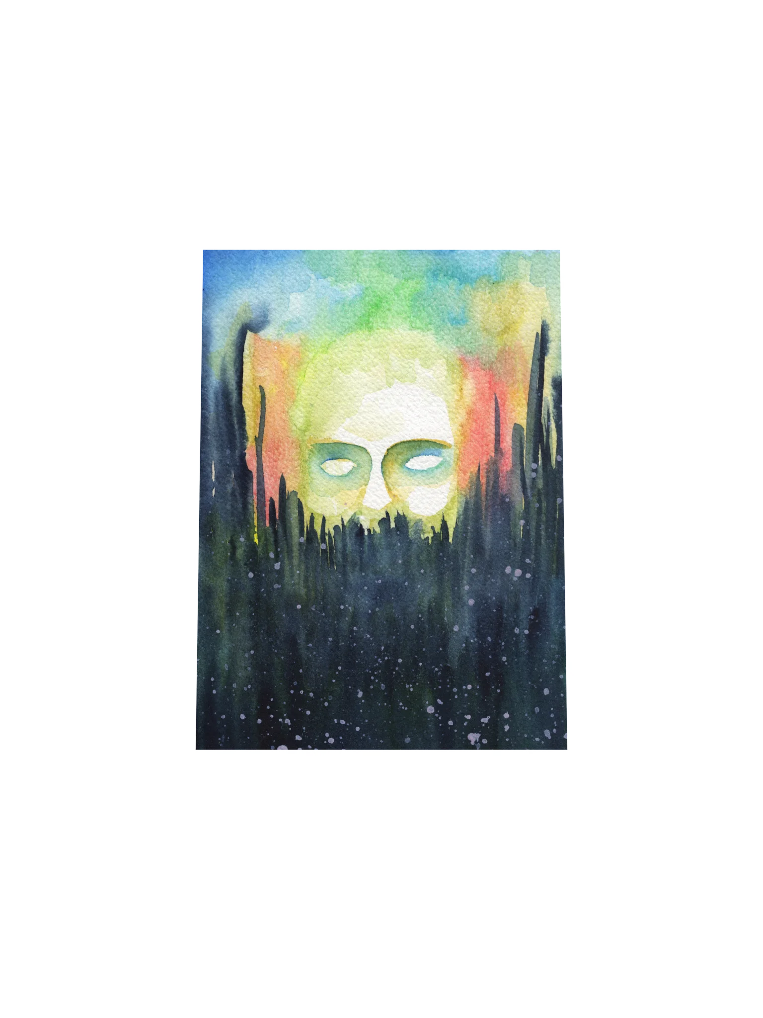 Forest Ghost - Dark Surrealism Pine Forest Wall Art product image (6)