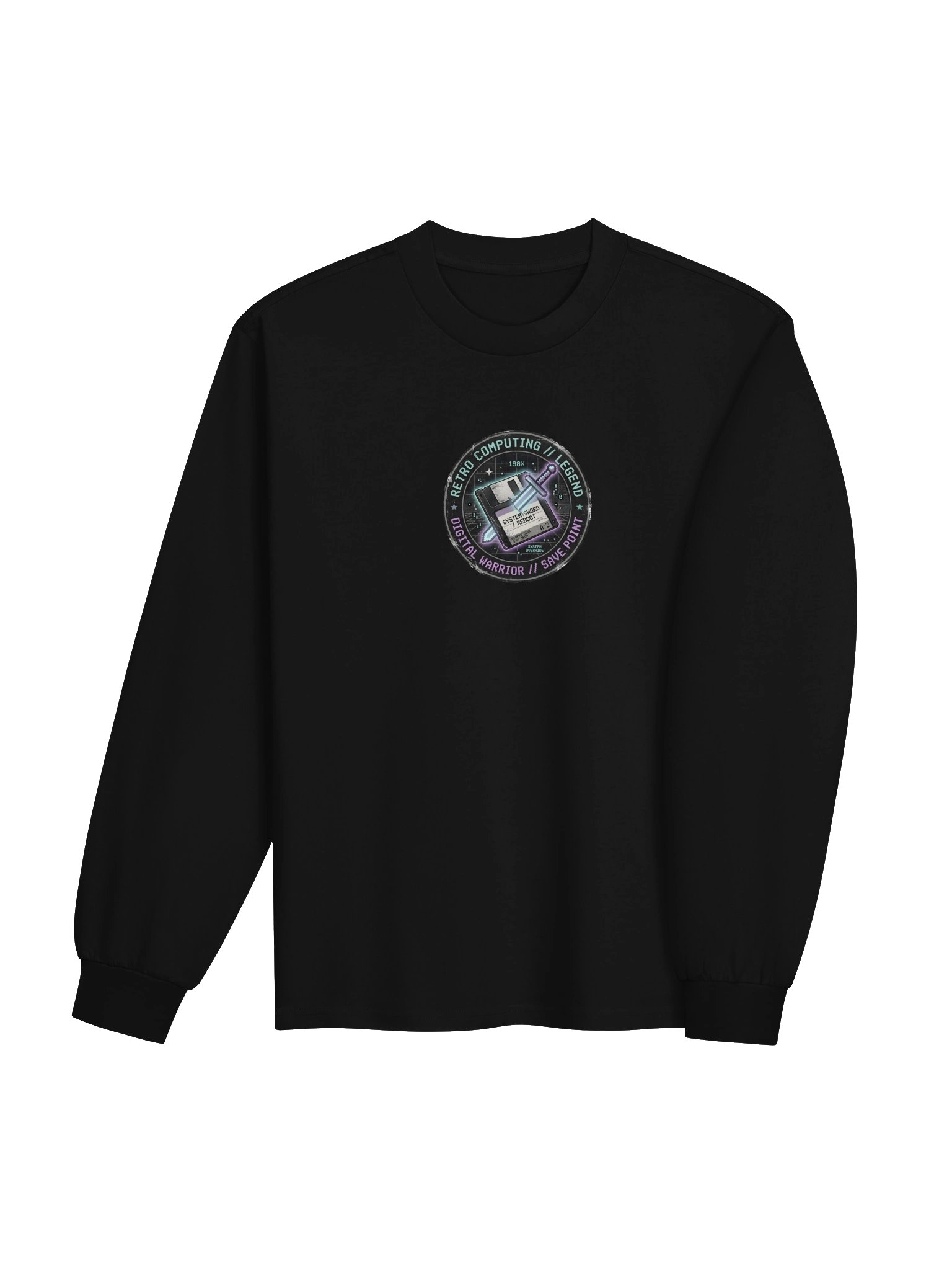 Retro Computing Legend Cyberpunk Badge product image (4)