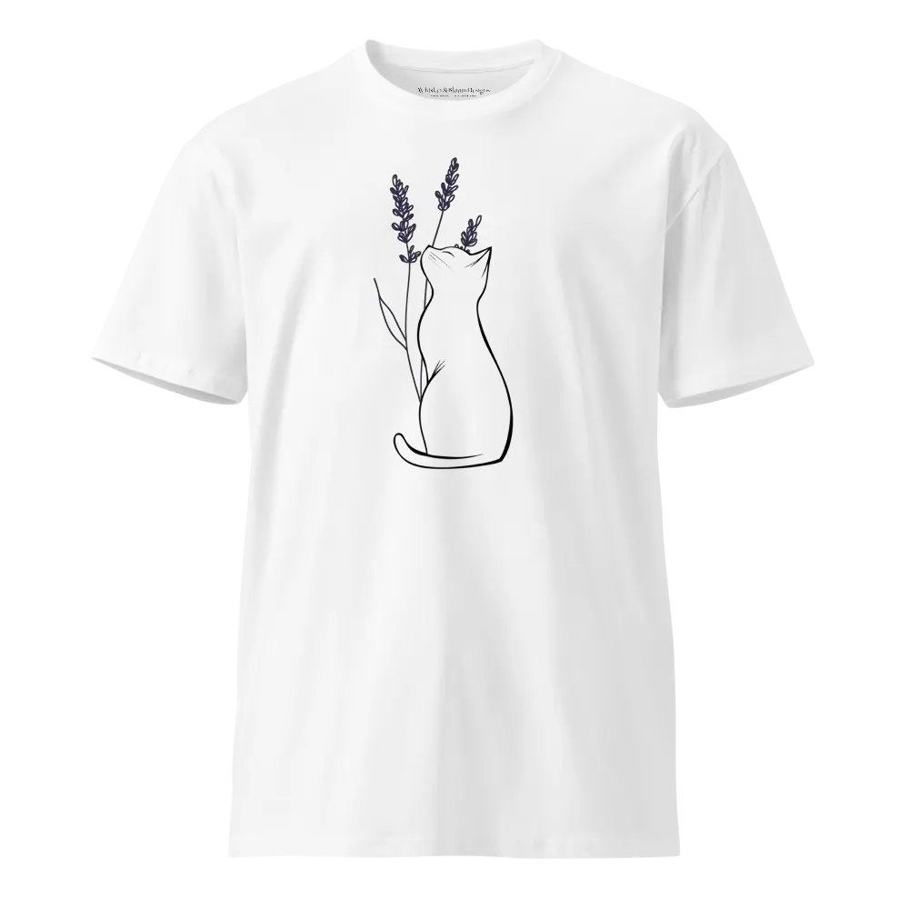 Lavender Cat Supreme Comfort Unisex T-Shirt product image (1)