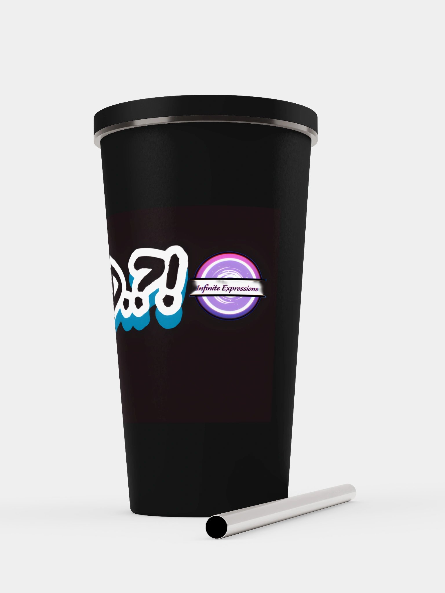 Insulated Tumbler with a Straw - W.A.Y.D.?! product image (5)
