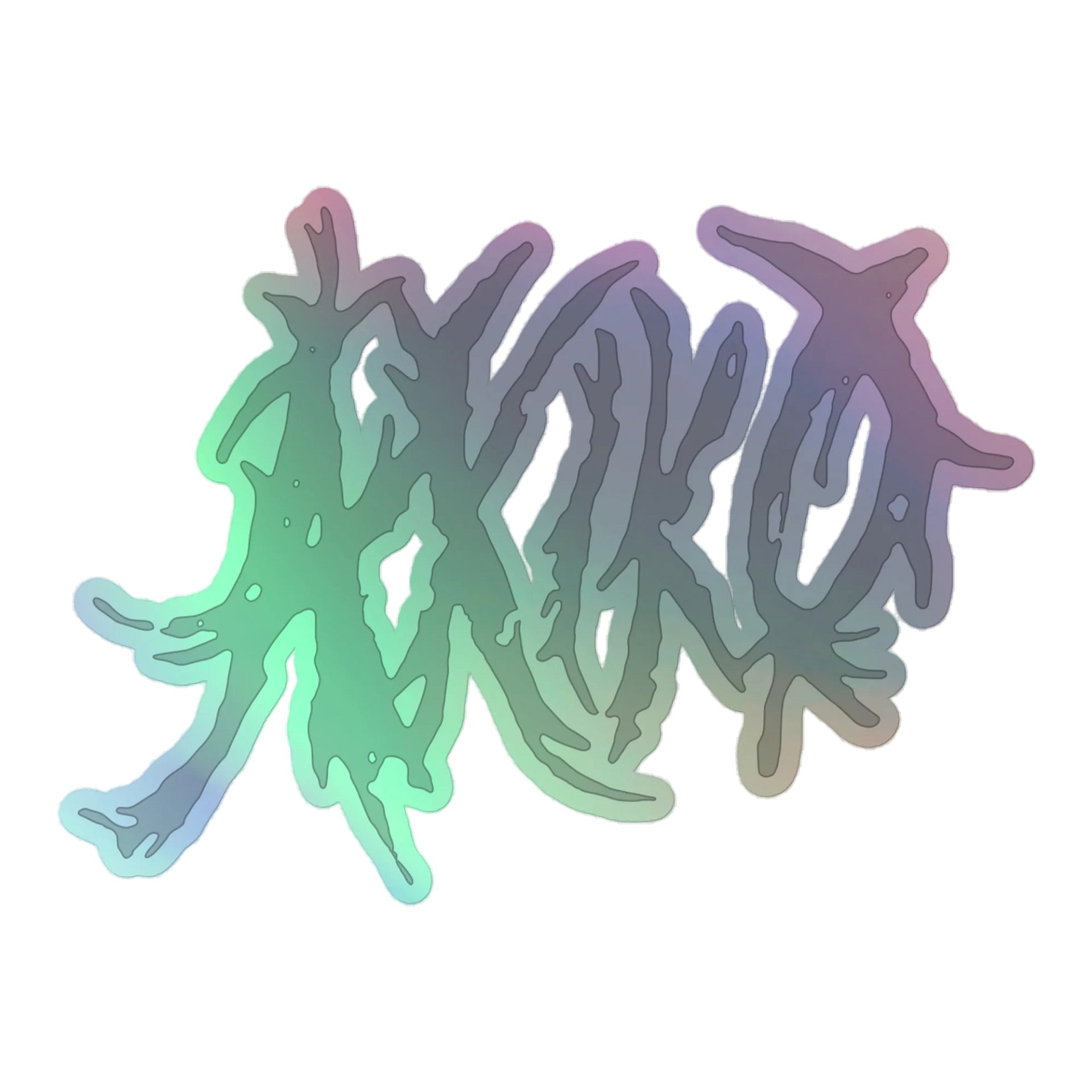 Dark Idol Akiko (Holographic Logo Sticker) product image (1)