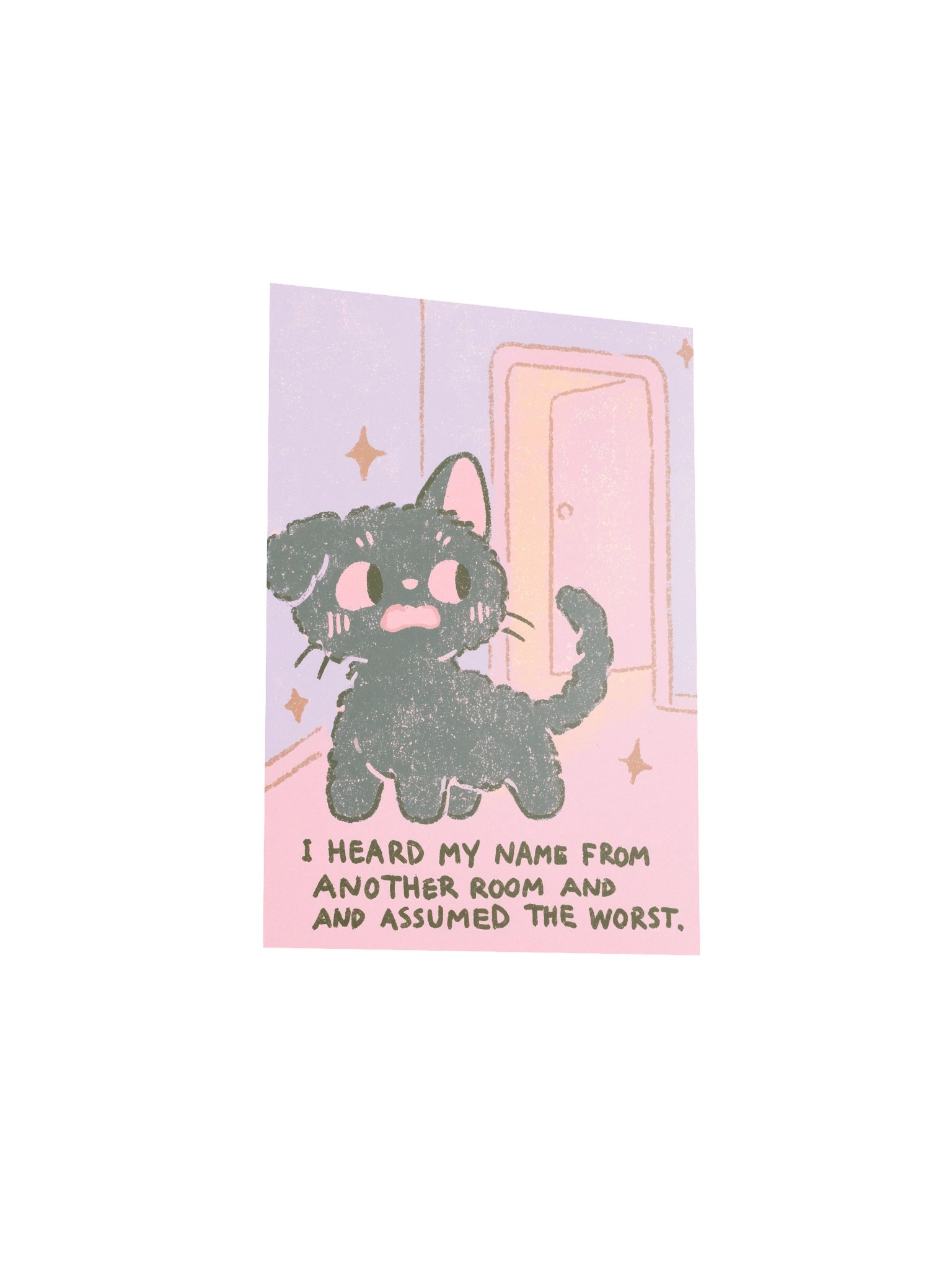 Cat Panic Quote Poster product image (25)