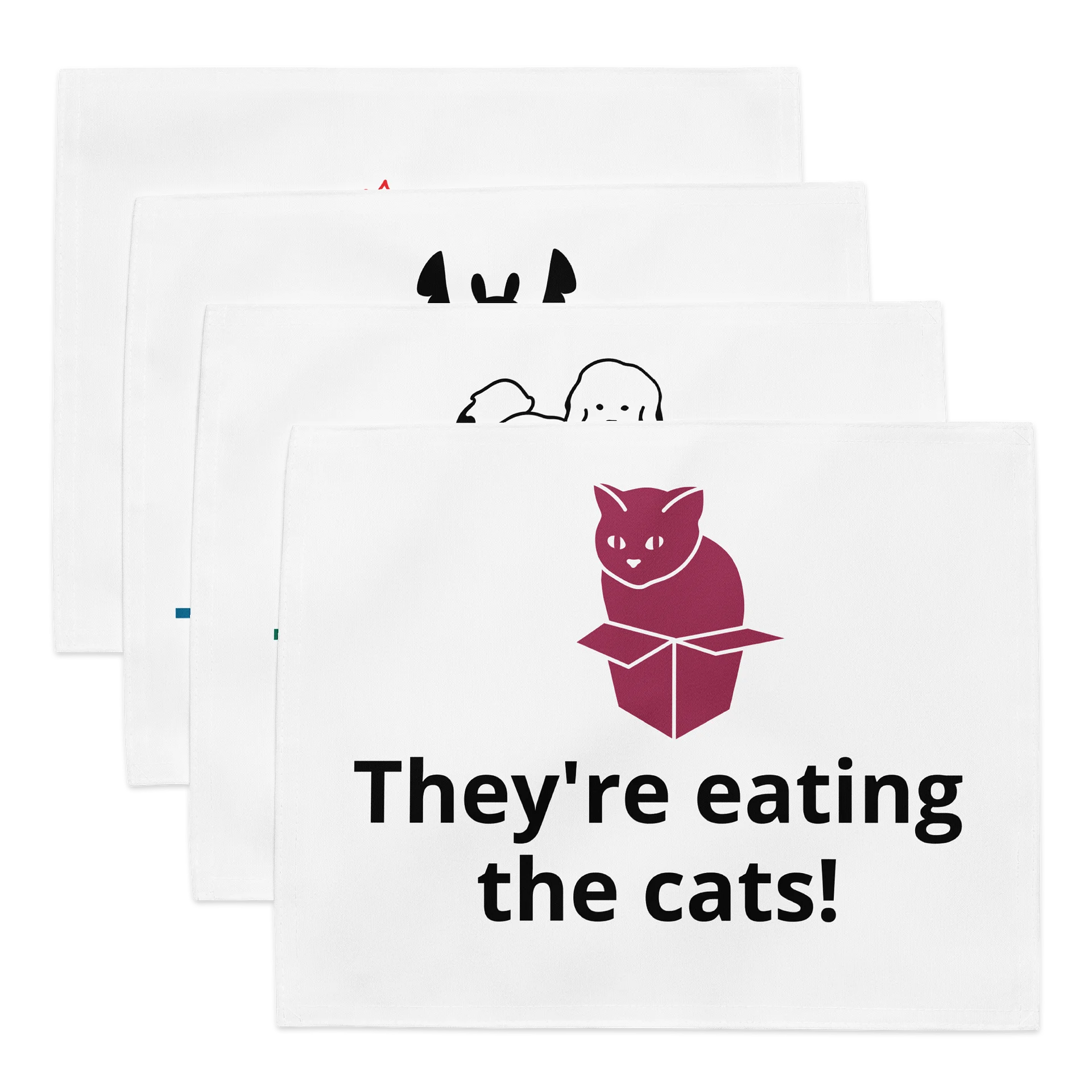 They're eating the cats! Placemats product image (1)