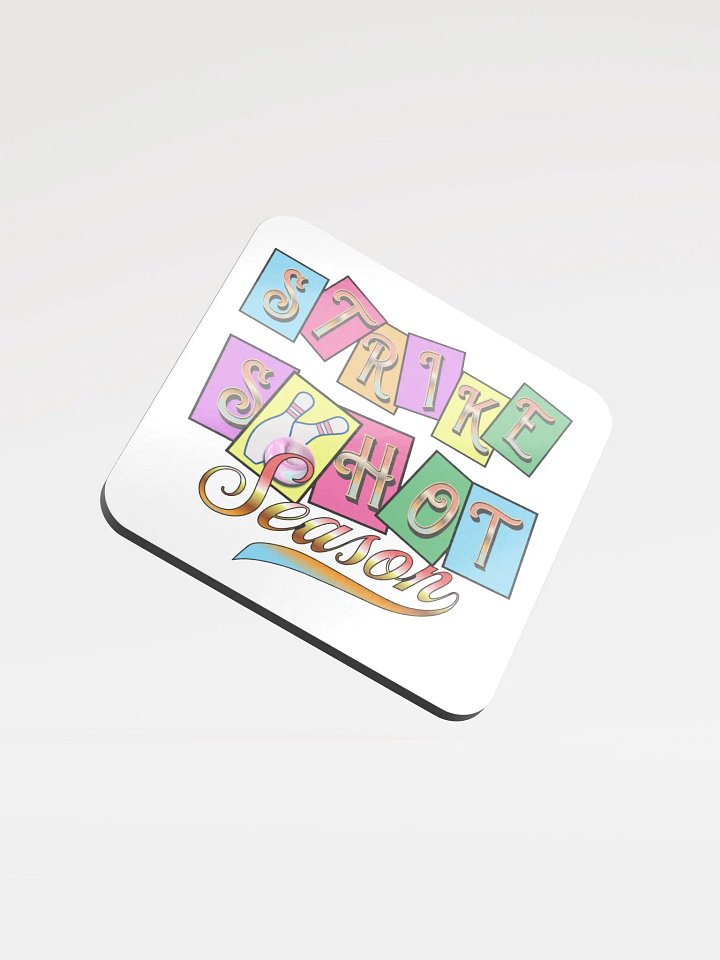 Strike Shot Season Bowling Cork Coasters product image (2)