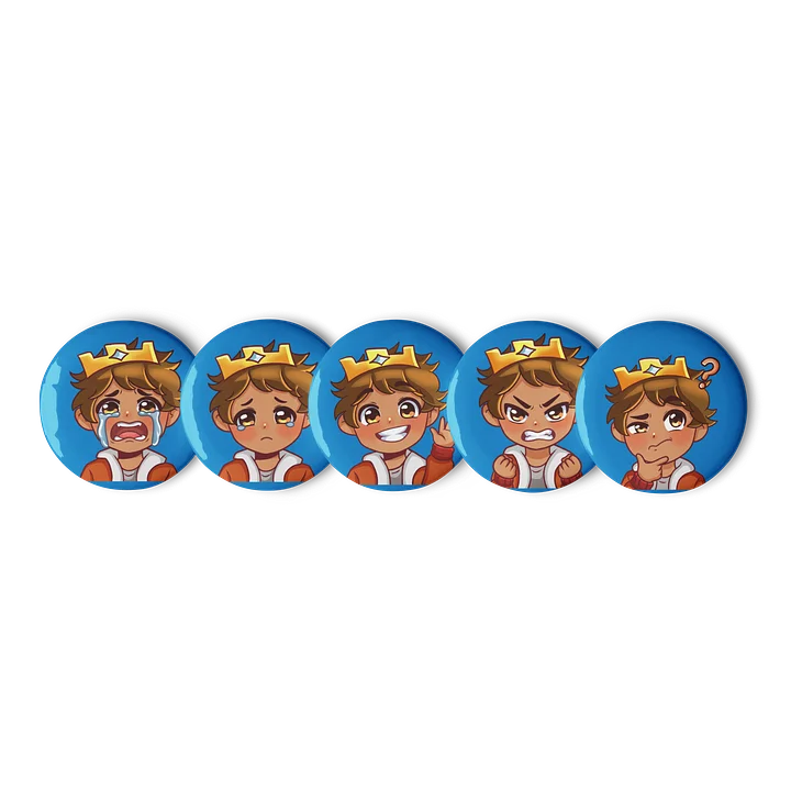 Alphiee Builds Pin Pack – 5-Piece Emote Collector Set product image (2)