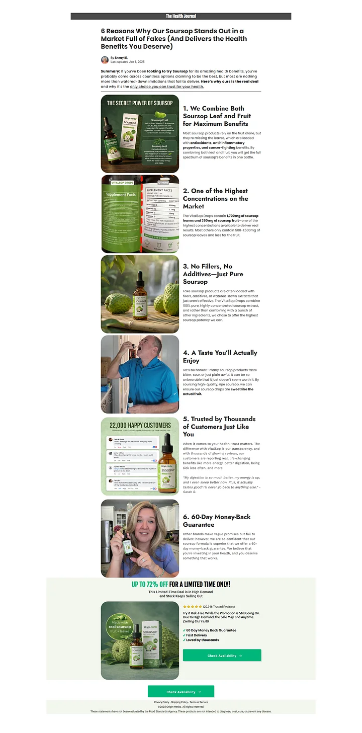 6 Reasons CRO-Optimized Shopify Listicle Landing Page Template | GemPages product image (2)