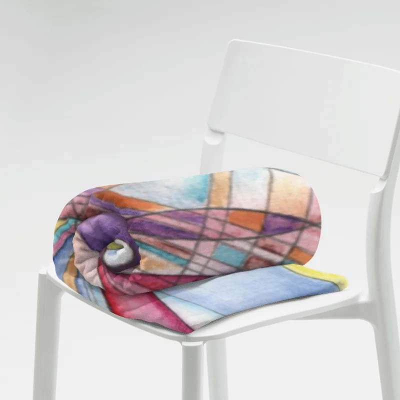 Circles to Circles #1 - Stereographic Projection Mathematical Art Blanket product image (5)