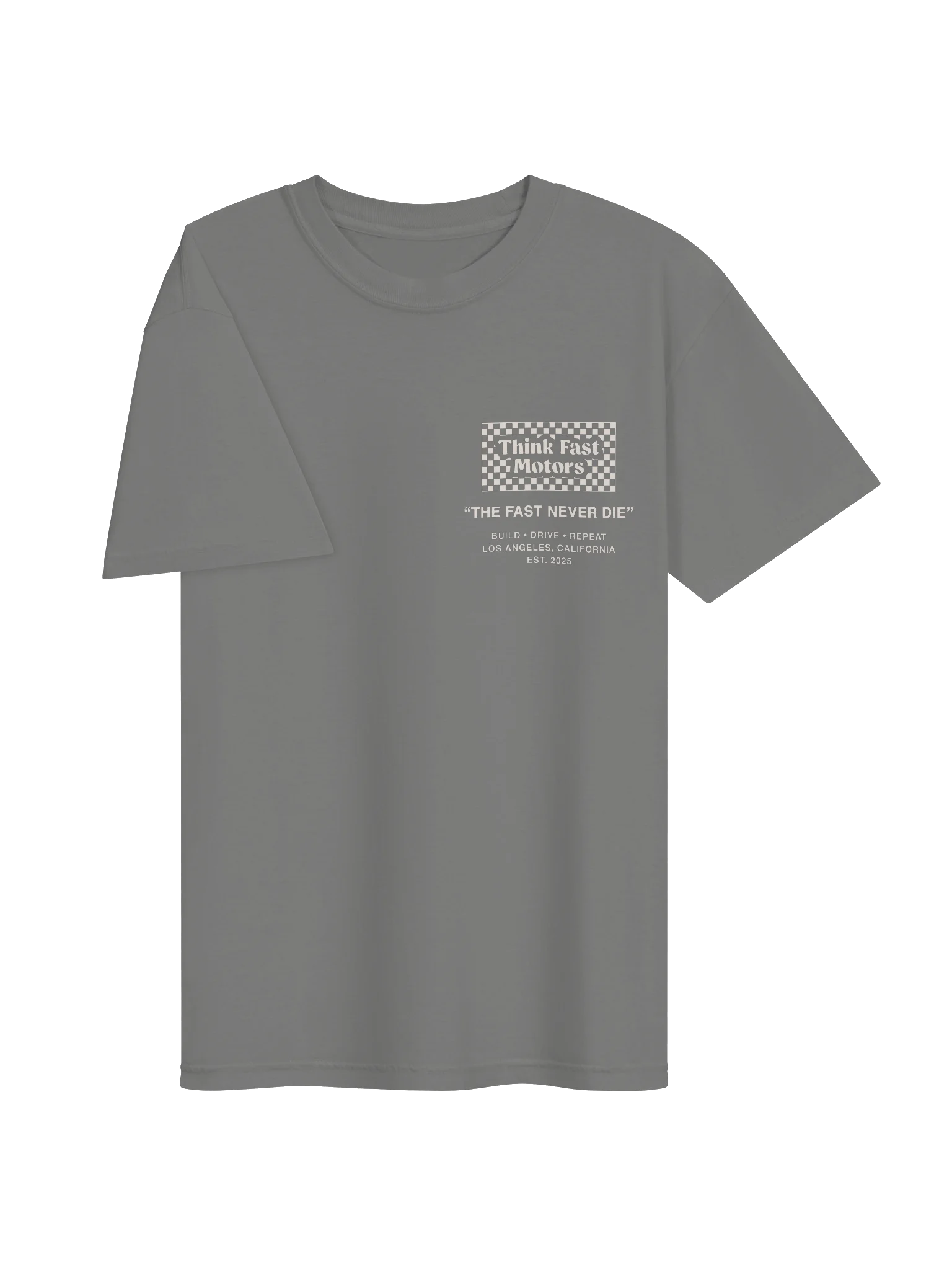 The Fast Never Die Tee - Grey product image (3)