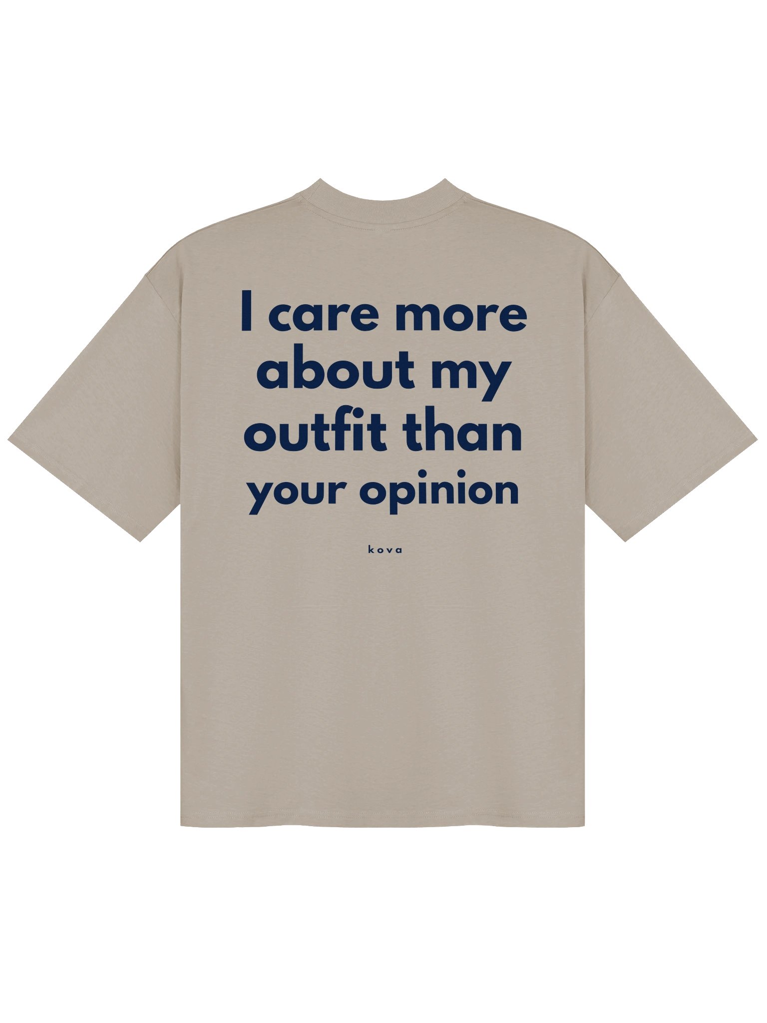 I Care More About My Outfit — Oversized Tee product image (1)