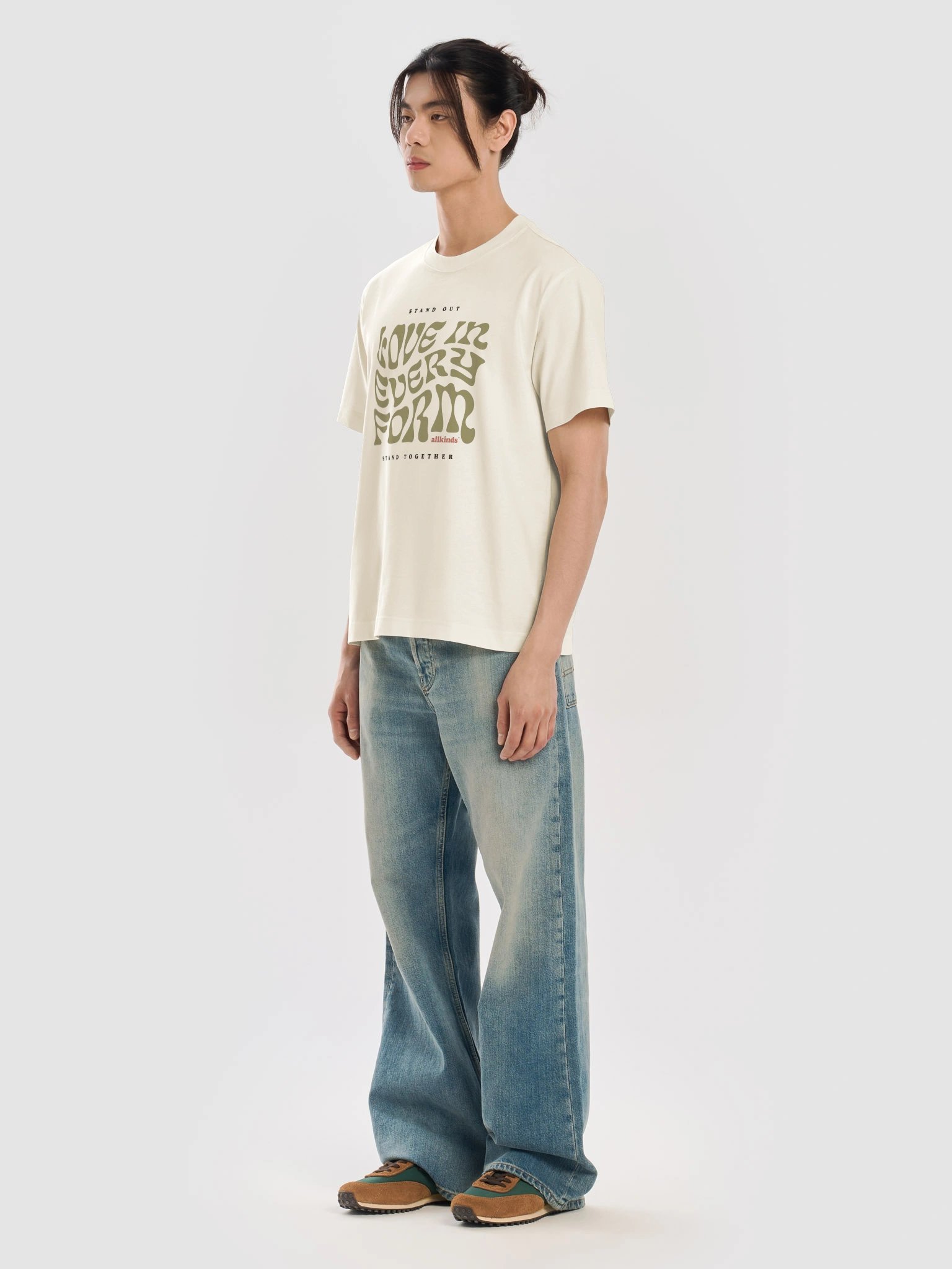 the 'love in every form' tee | light product image (3)