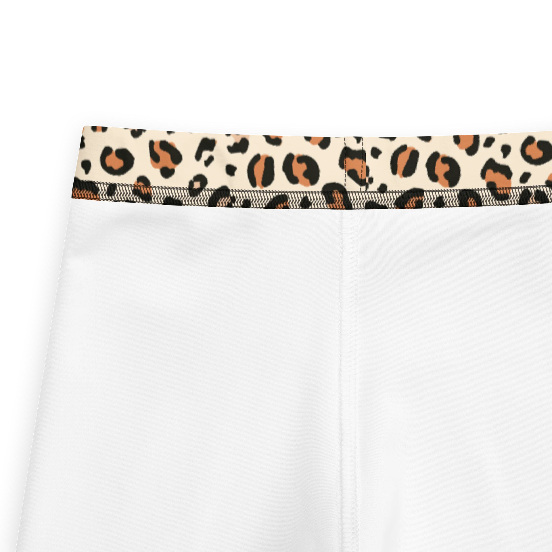 Bold Brown Leopard Skin Print Kids Leggings product image (2)
