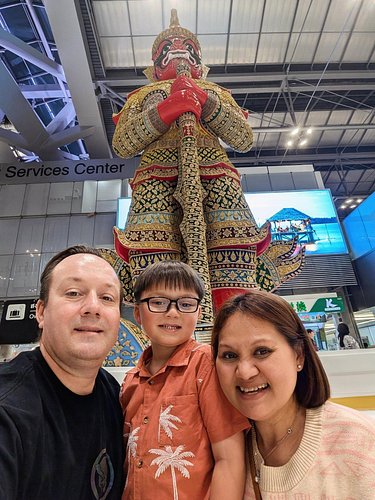 And just like that, our Bangkok adventure comes to an end. 🇹🇭❤️

Bags checked, through Suvarnabhumi and Perth bound. ✈️🇦🇺

ขอ...