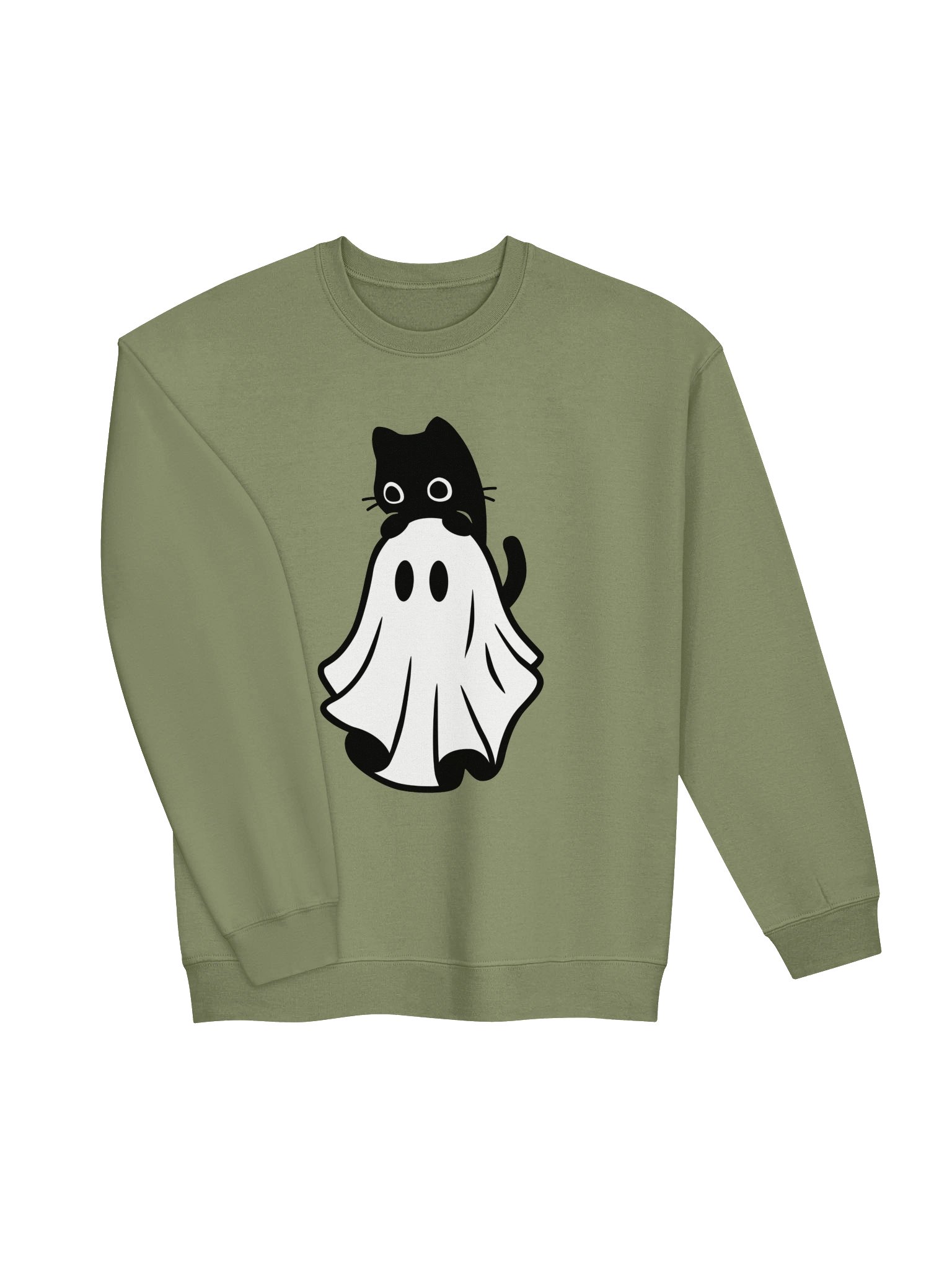 Spooky Ghost Crewneck Sweatshirt product image (23)