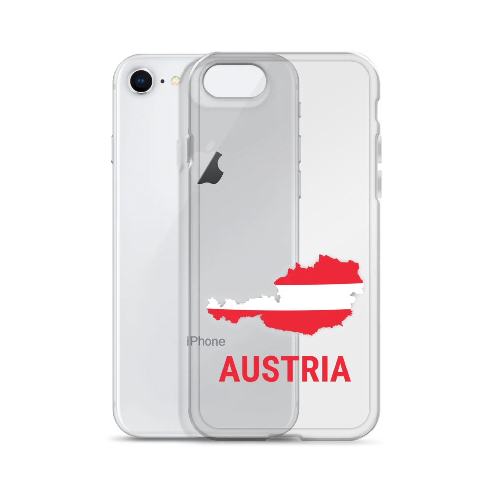 Austria 2026 World Cup Flag iPhone Tough Case - Austria Soccer Phone Cover - Dual Layer Protective Case product image (2)