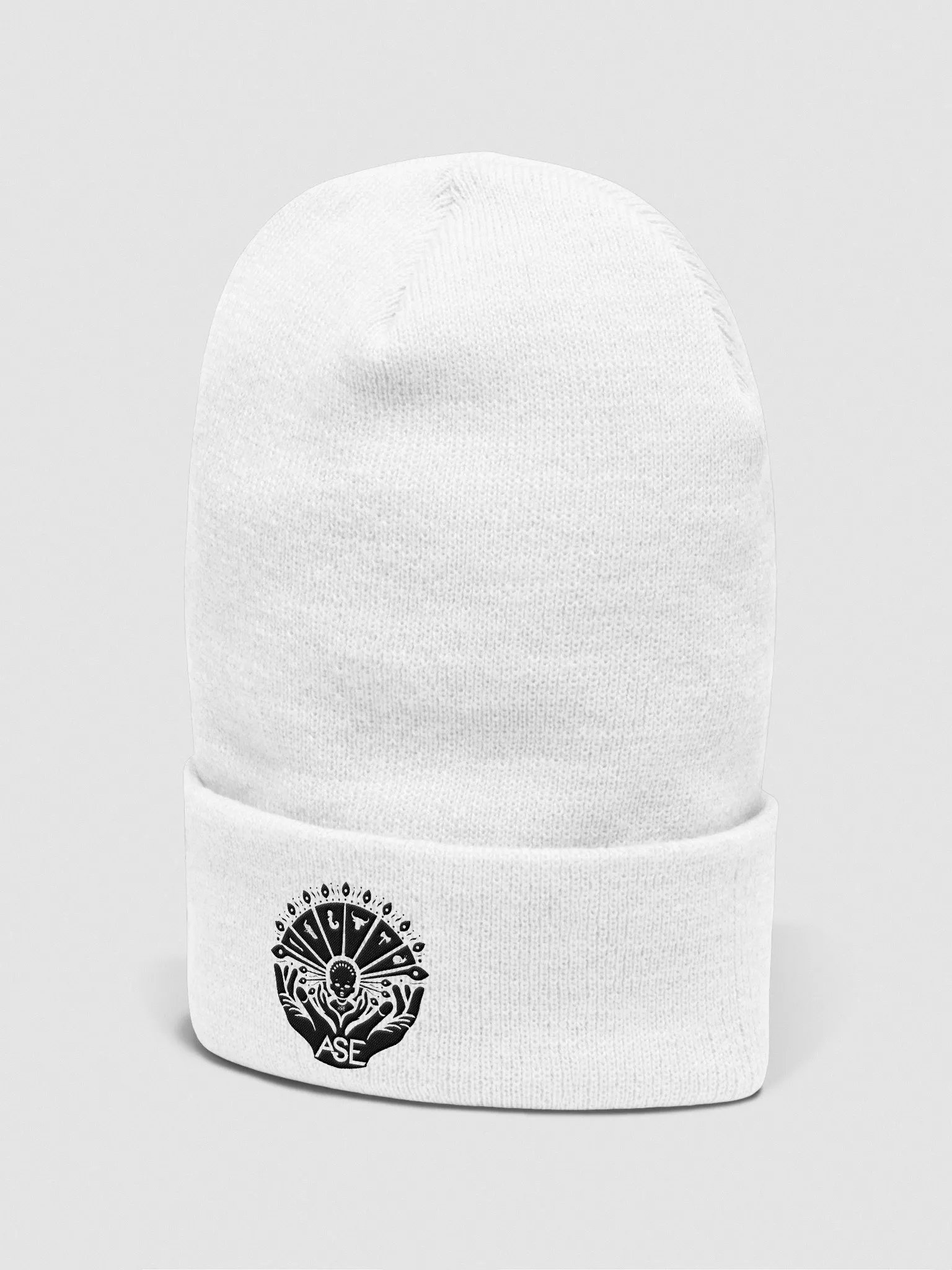 White Ase Beanie product image (2)