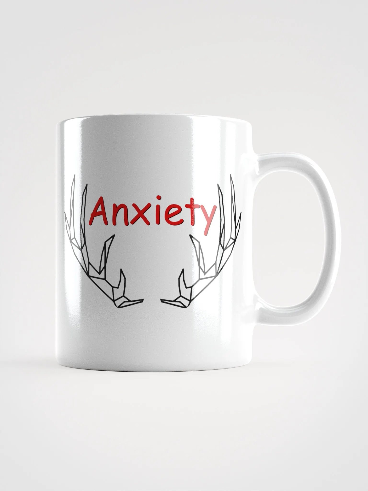 Anxiety Mug - White & Red product image (2)