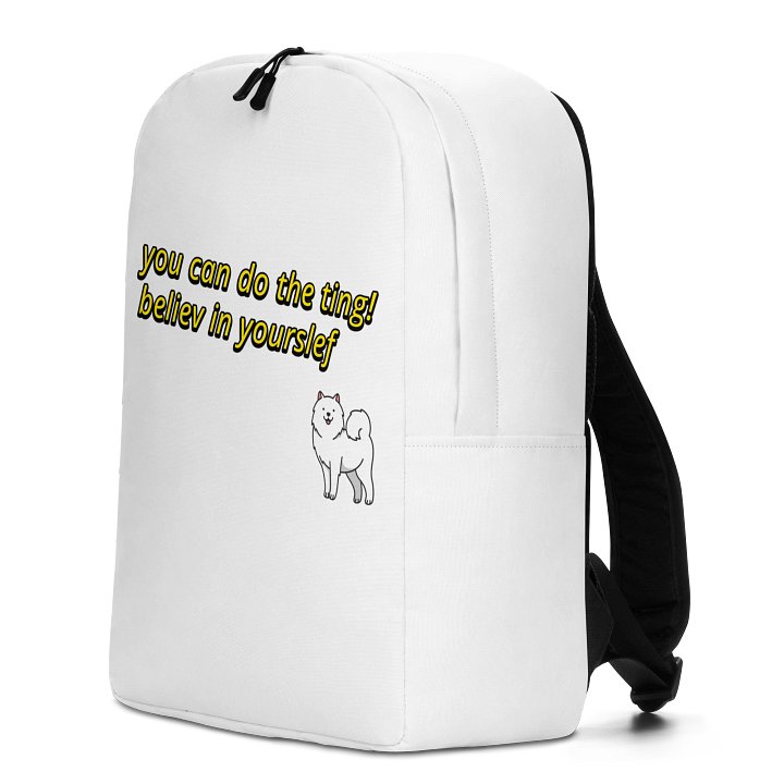 you can do the ting! believ in yourself backpack product image (2)