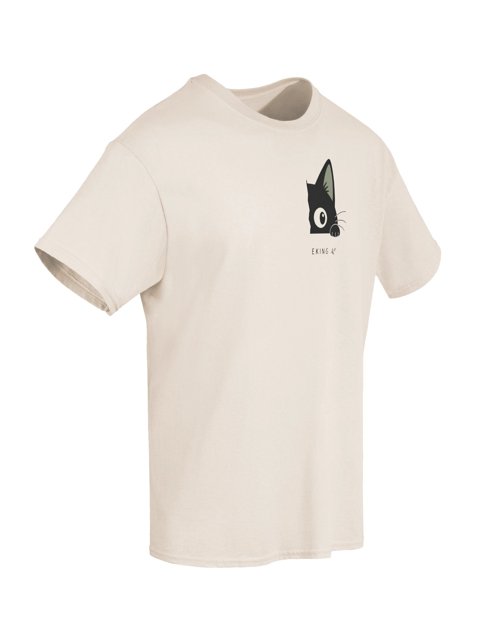 Just Peeking – Cute Black Cat Funny T-Shirt product image (36)