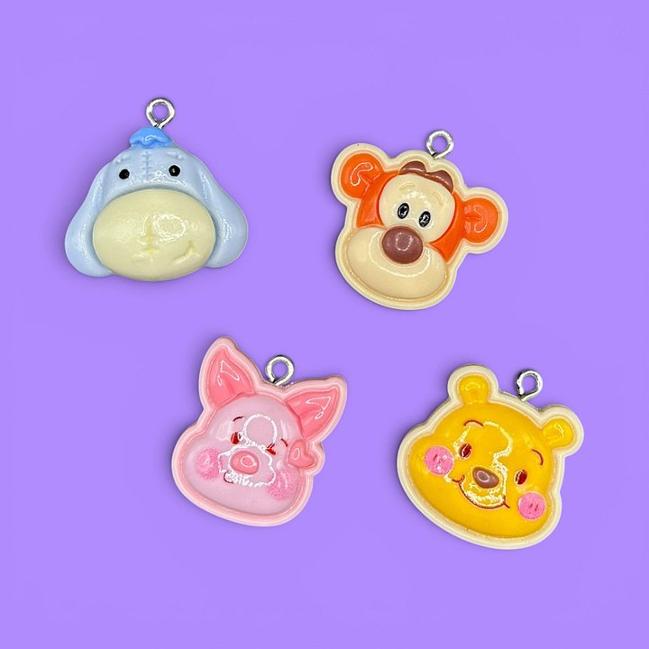 Bear Family with Tiger, Piglet, and Donkey Whinny Winners Braid and Bridle Charms for Horses | Little Shop of Ponies product image (1)
