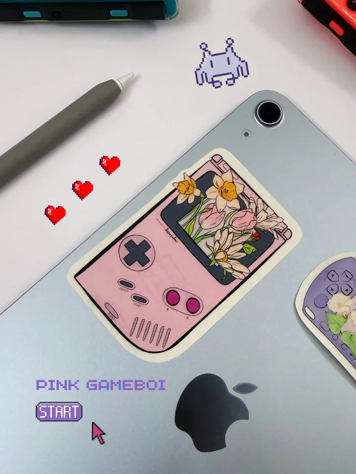 Pink Gameboi // Sticker product image (1)