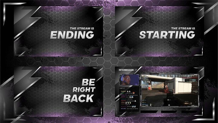 Minimalist Stream Overlay Package product image (2)