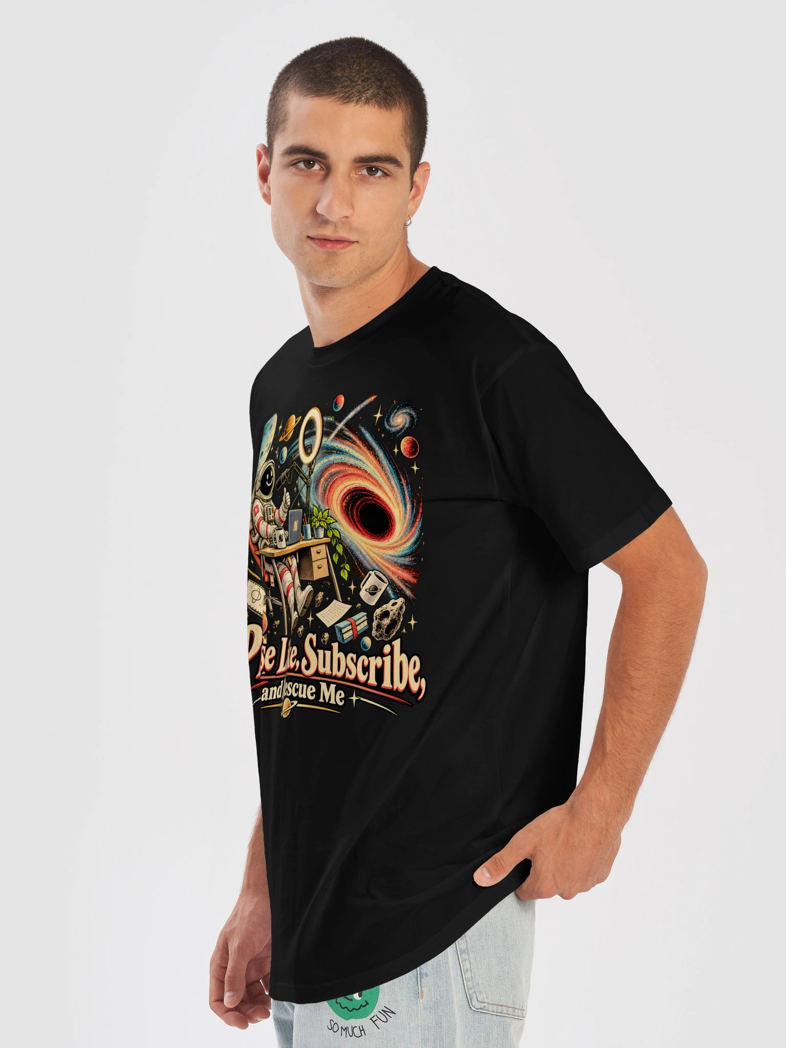 Please Like, Subscribe, and Rescue Me Astronaut T-Shirt product image (10)