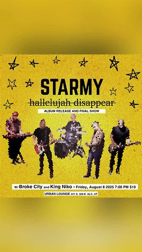 Our good friends in Starmy are hosting an album release party and saying goodbye all in one night! Join us along with @kingni...