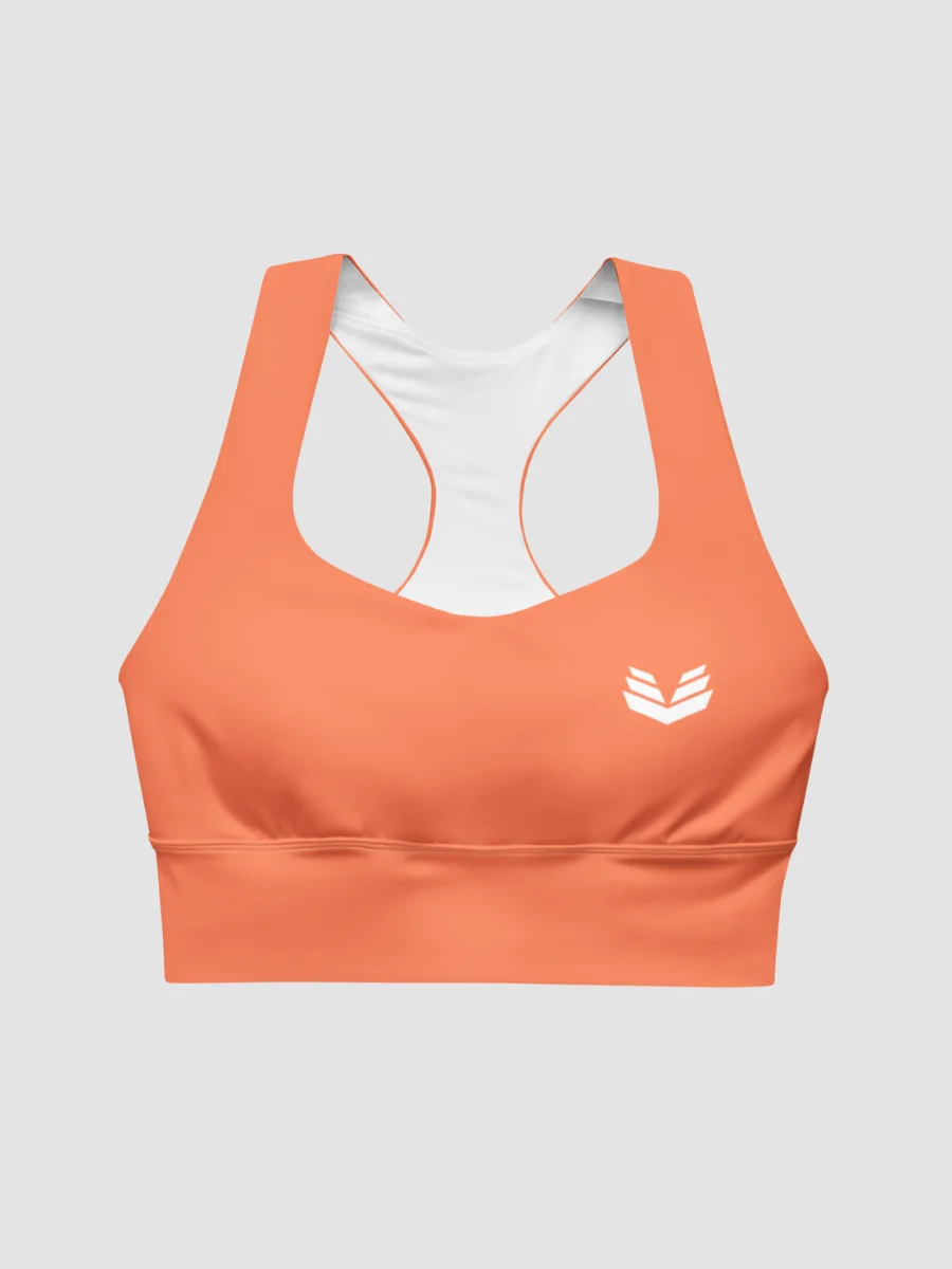 Longline Sports Bra - Coral Rush product image (5)
