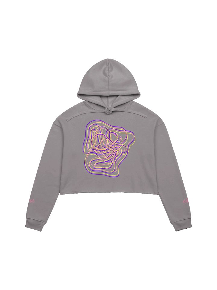 Abstract Fusion Crop Hoodie product image (1)