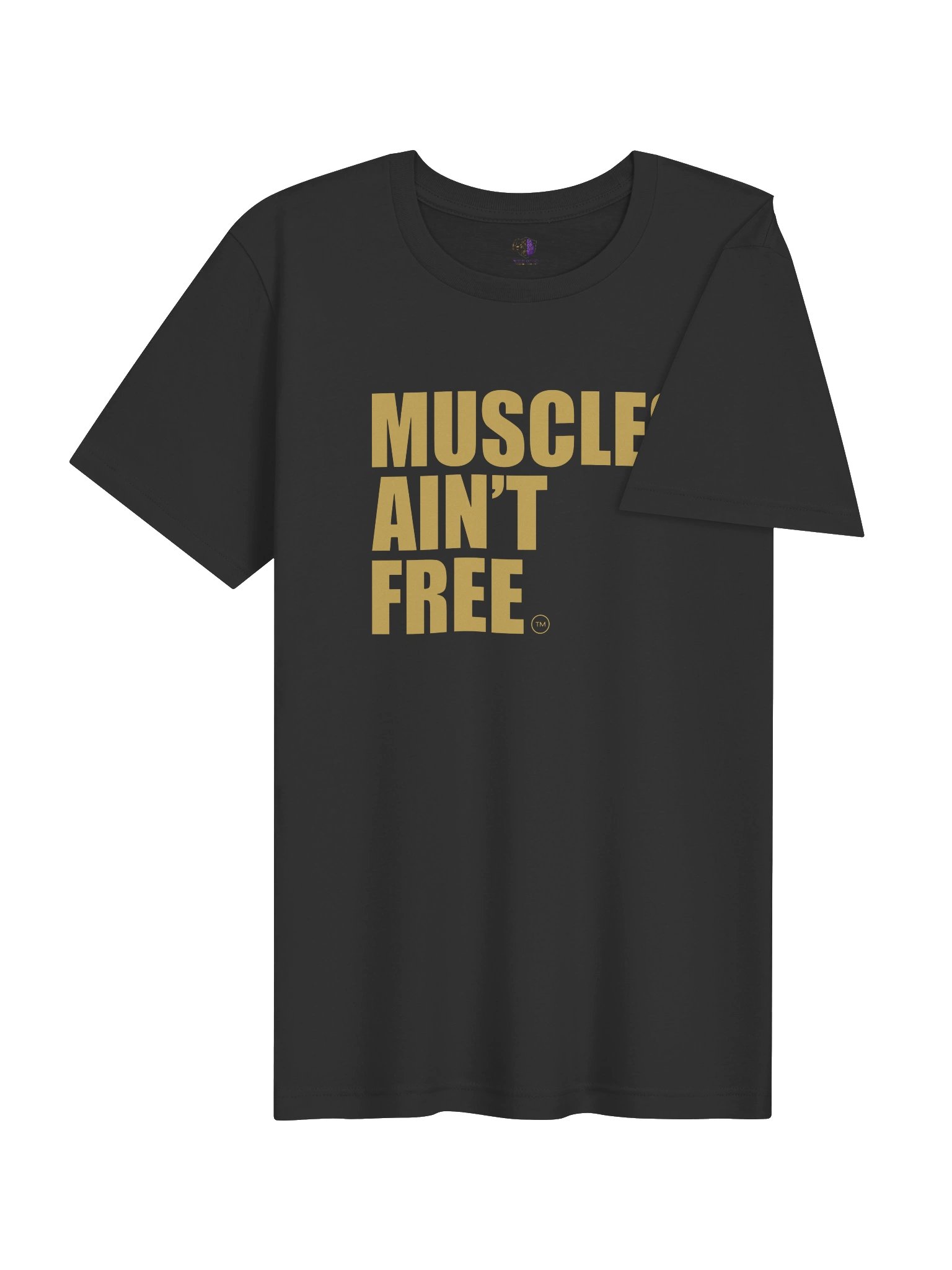 The "Essential Gold" Minimalist Wordmark Tee product image (4)