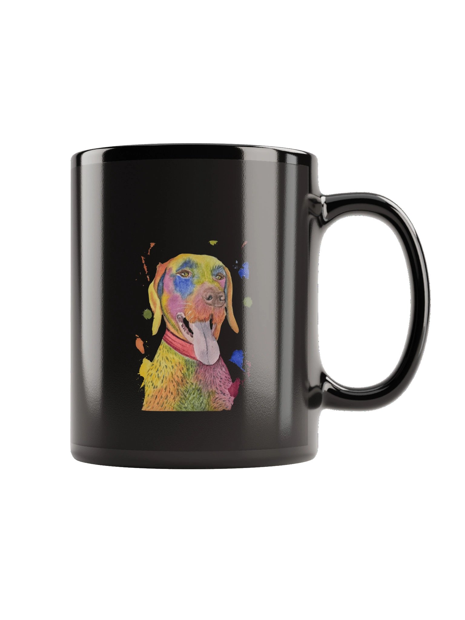 Yvie - Black Glossy Mug product image (3)