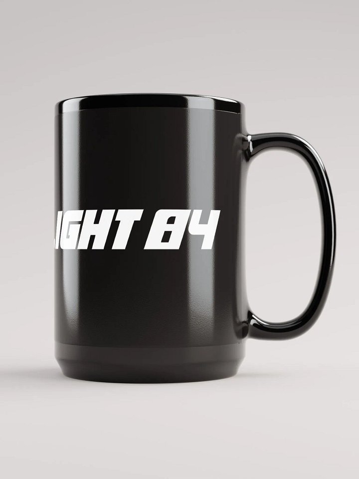 Sip in Style: Black Glossy Mug with Farlight 84 Logo – Your Ultimate Gamer's Companion! product image (1)