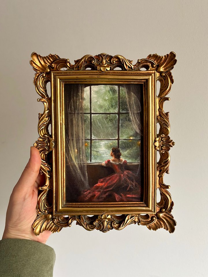 Rainy Daydreams Framed Textured Canvas Print product image (1)