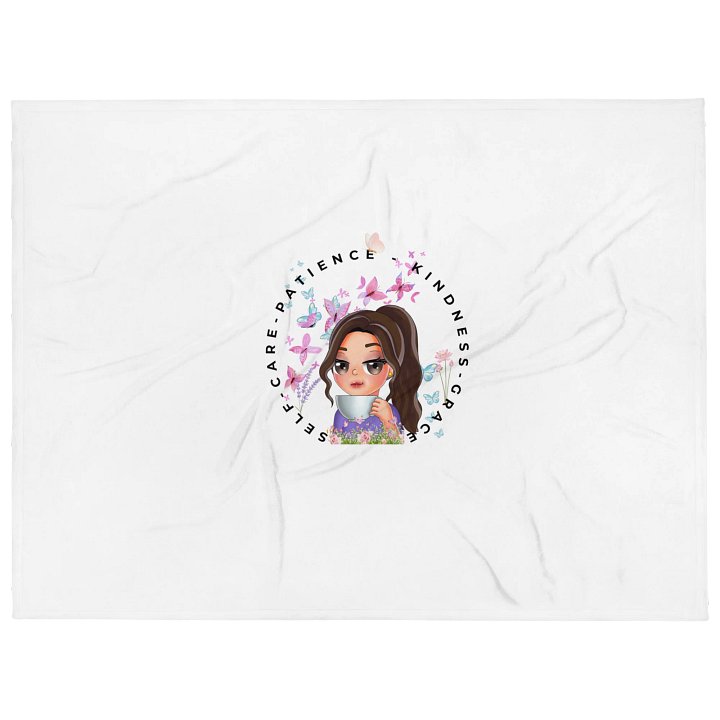 Self-Care Throw Blanket product image (1)