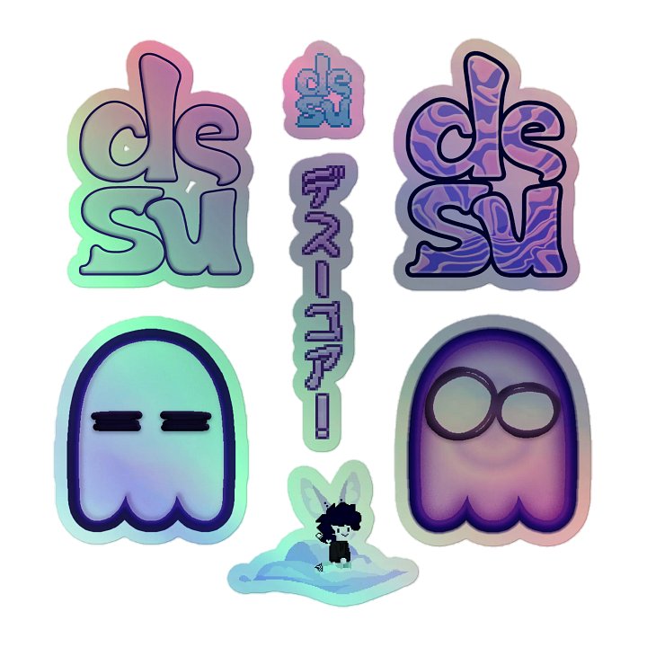 Holographic Ghosts Sticker Sheet product image (1)