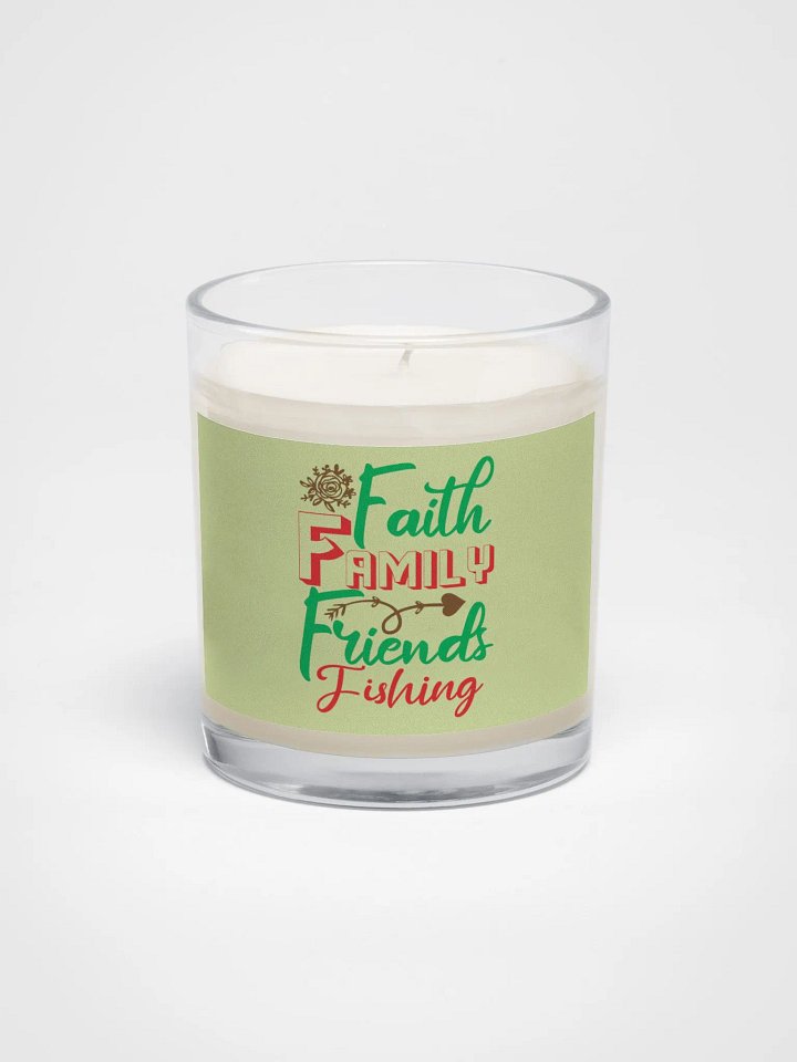 Faith Family Friends Fishing Soy Wax Candle product image (1)