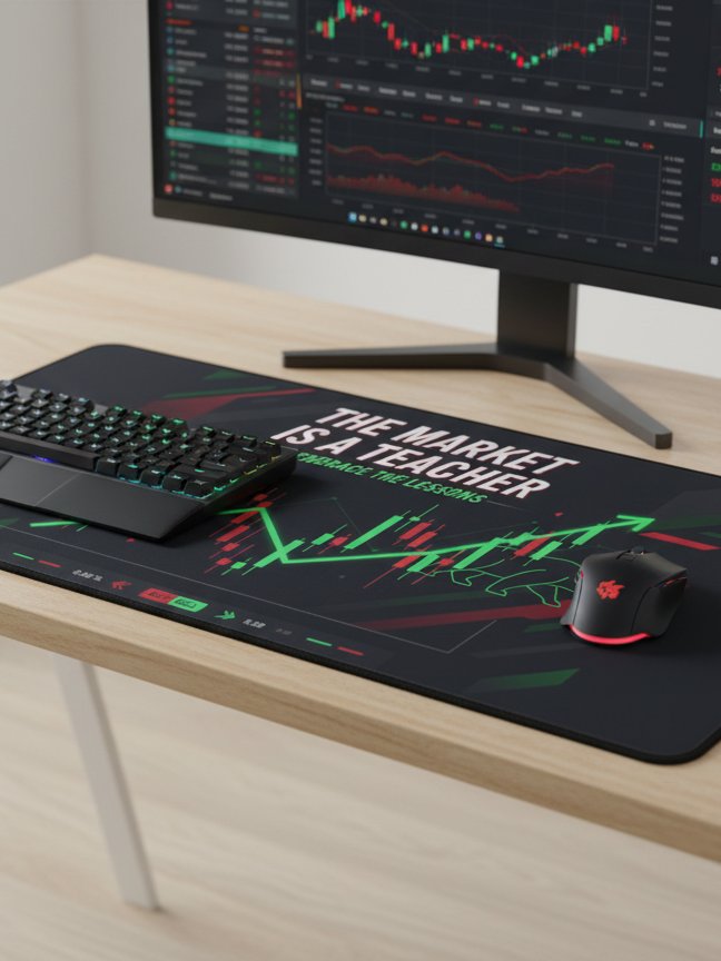 Deskmat "The market is a teacher" product image (1)