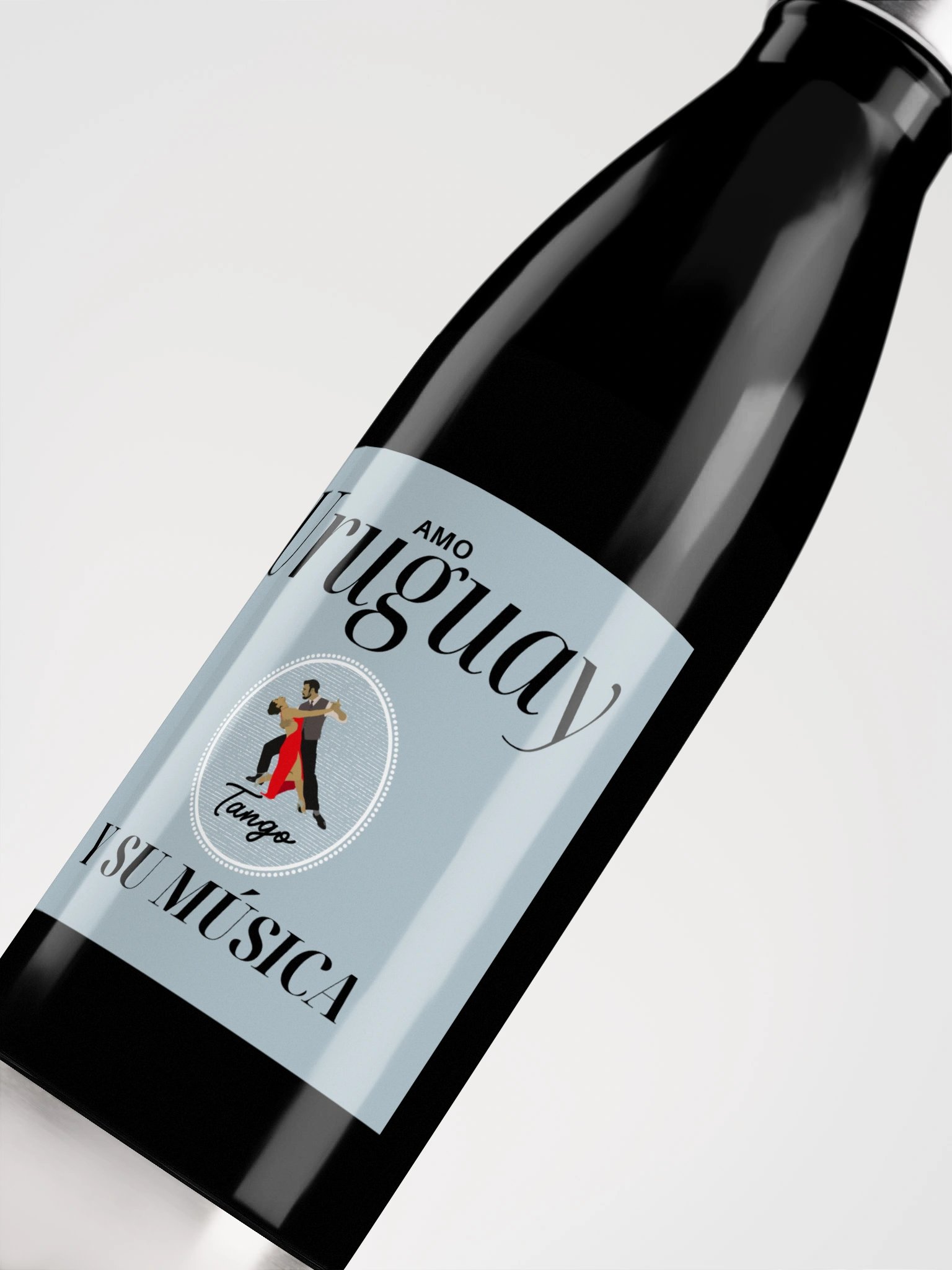 URUGUAY MUSIC TANGO Stainless Steel Water Bottle product image (5)