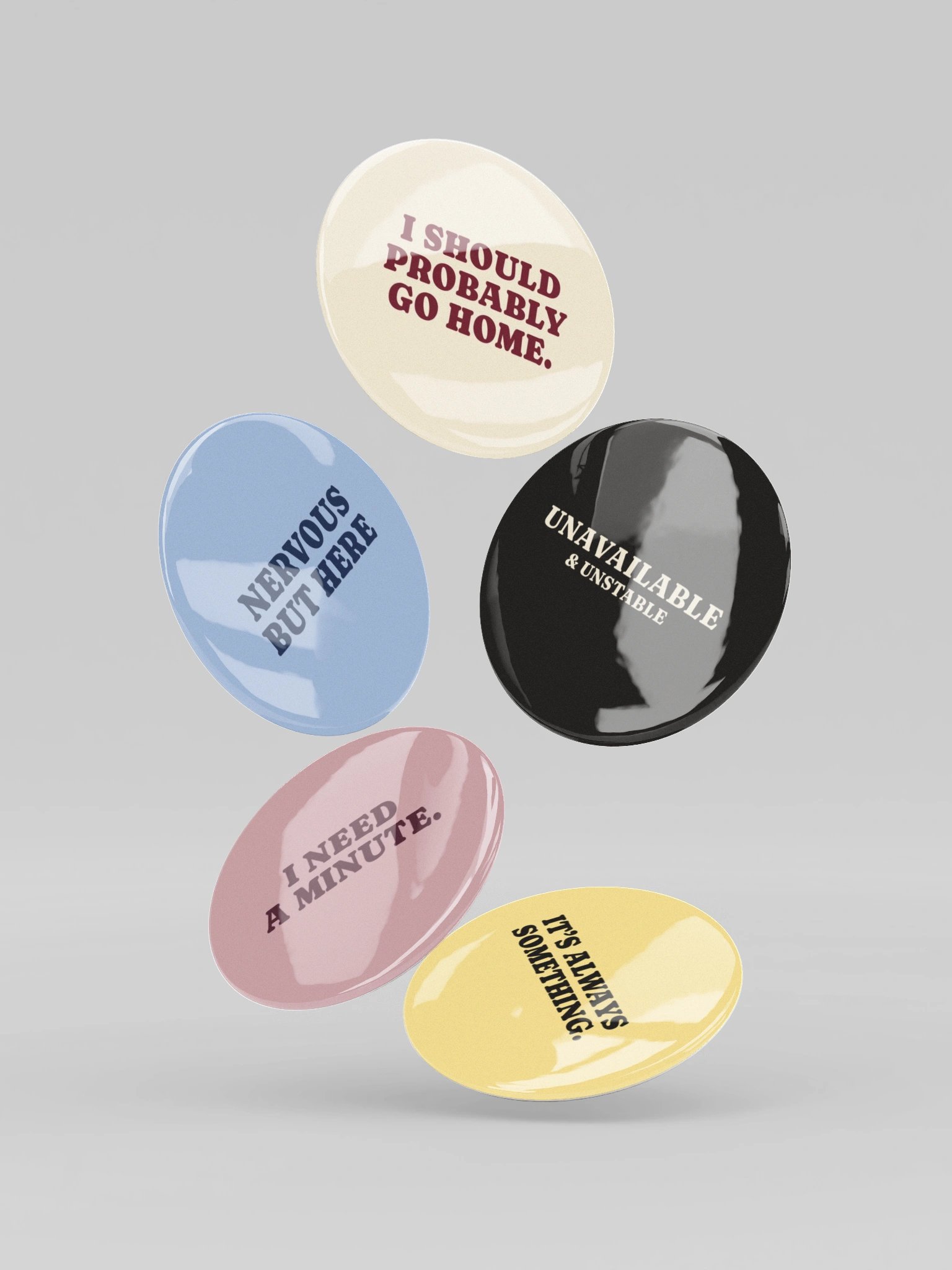 Mood Report Pin Set (5 Pins) product image (2)