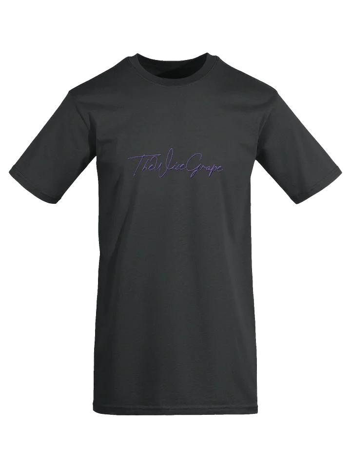 Grape Purple Signature Embroidered Tee product image (1)