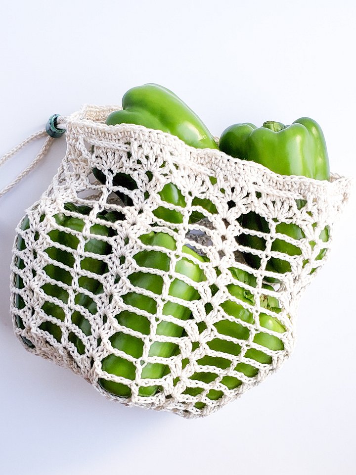 Tall Thistle Produce Bag Crochet Pattern product image (1)