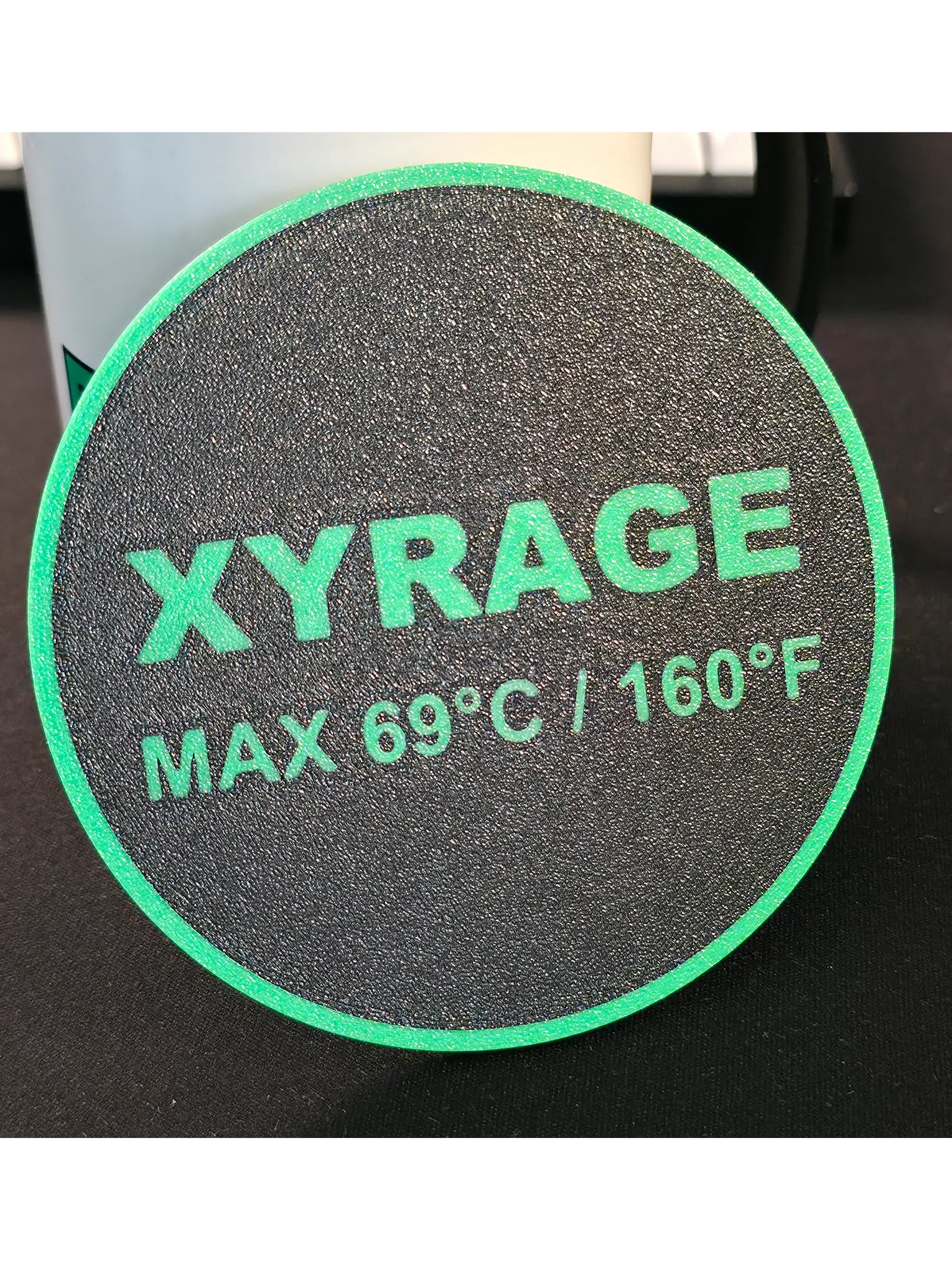 3D-Printed Coaster with Xyrage Logo product image (2)