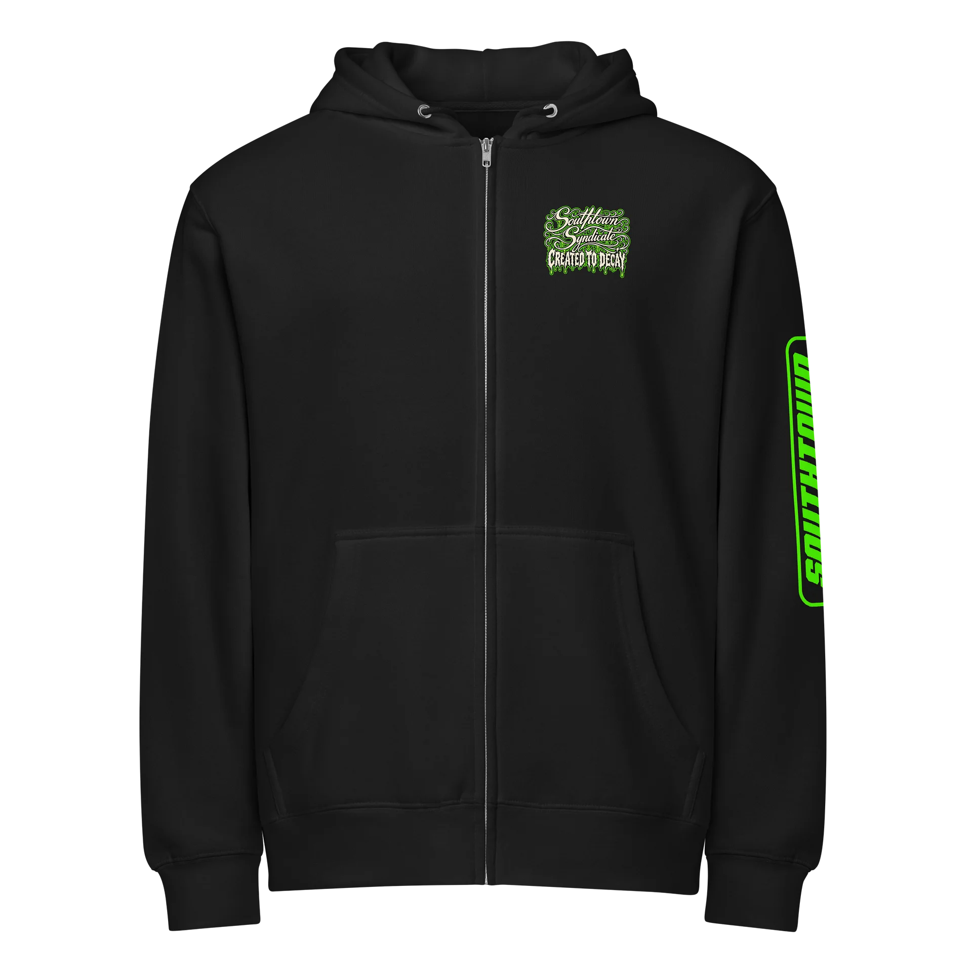 CREATED TO DECAY zip up product image (1)