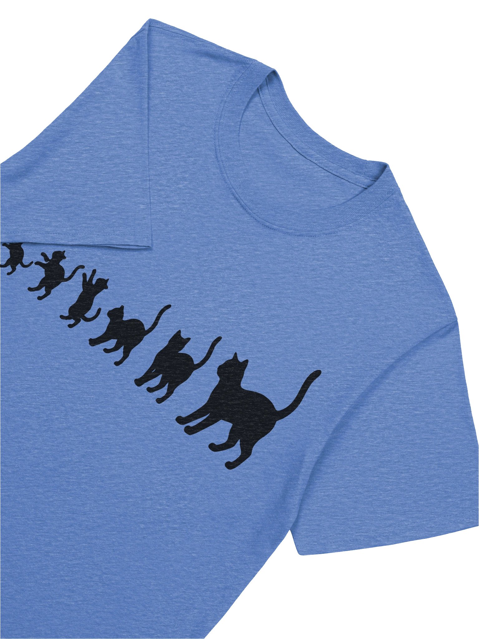 Pawsitive Progression: Premium Cotton Feline Graphic Tee product image (7)