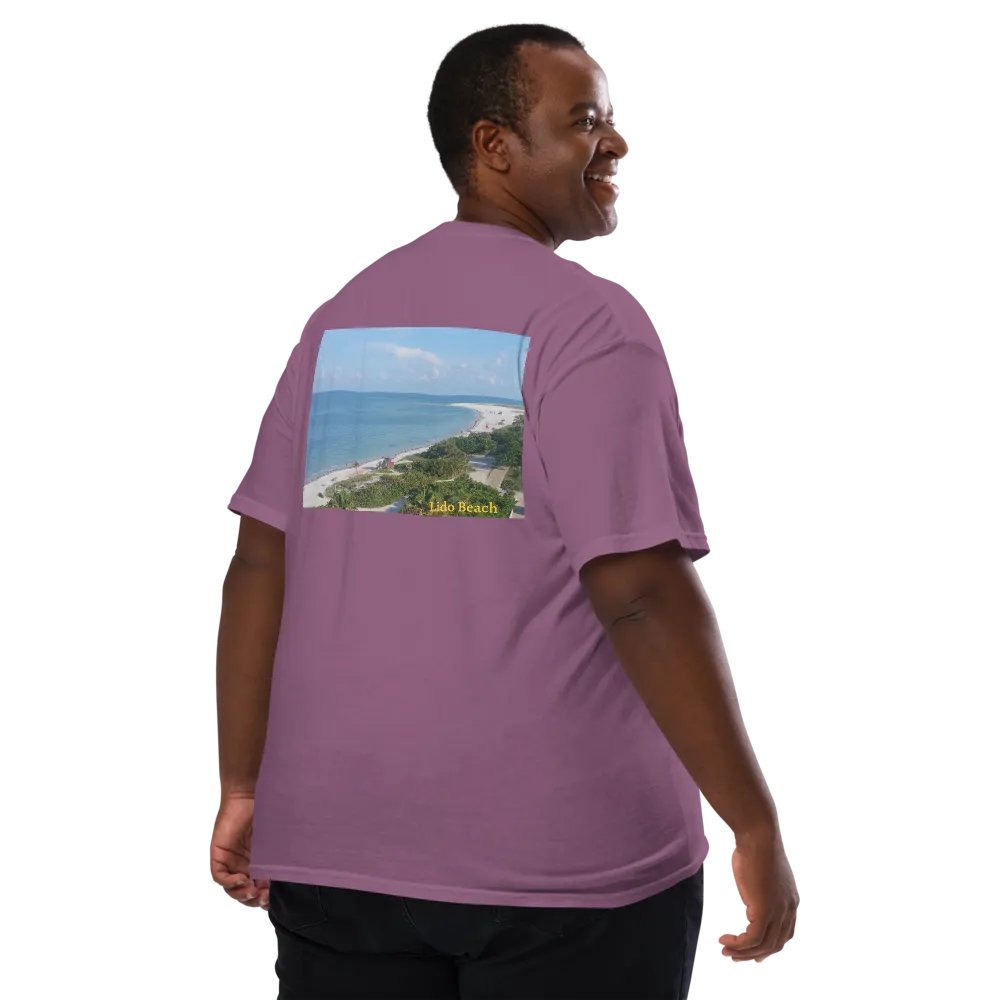 "Lido" Beach Pocket Tee Front & Back product image (7)
