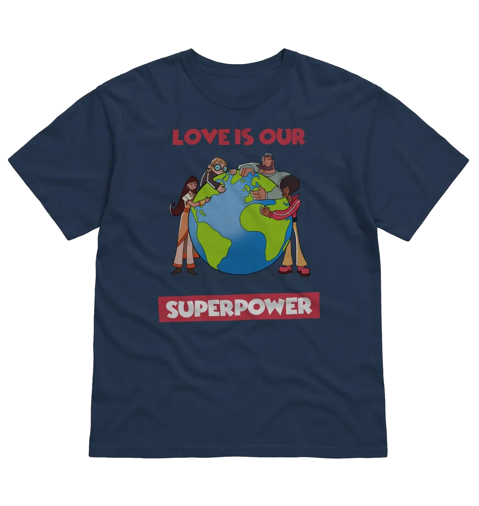 Love is Our Superpower | God's Gang Tee product image (3)