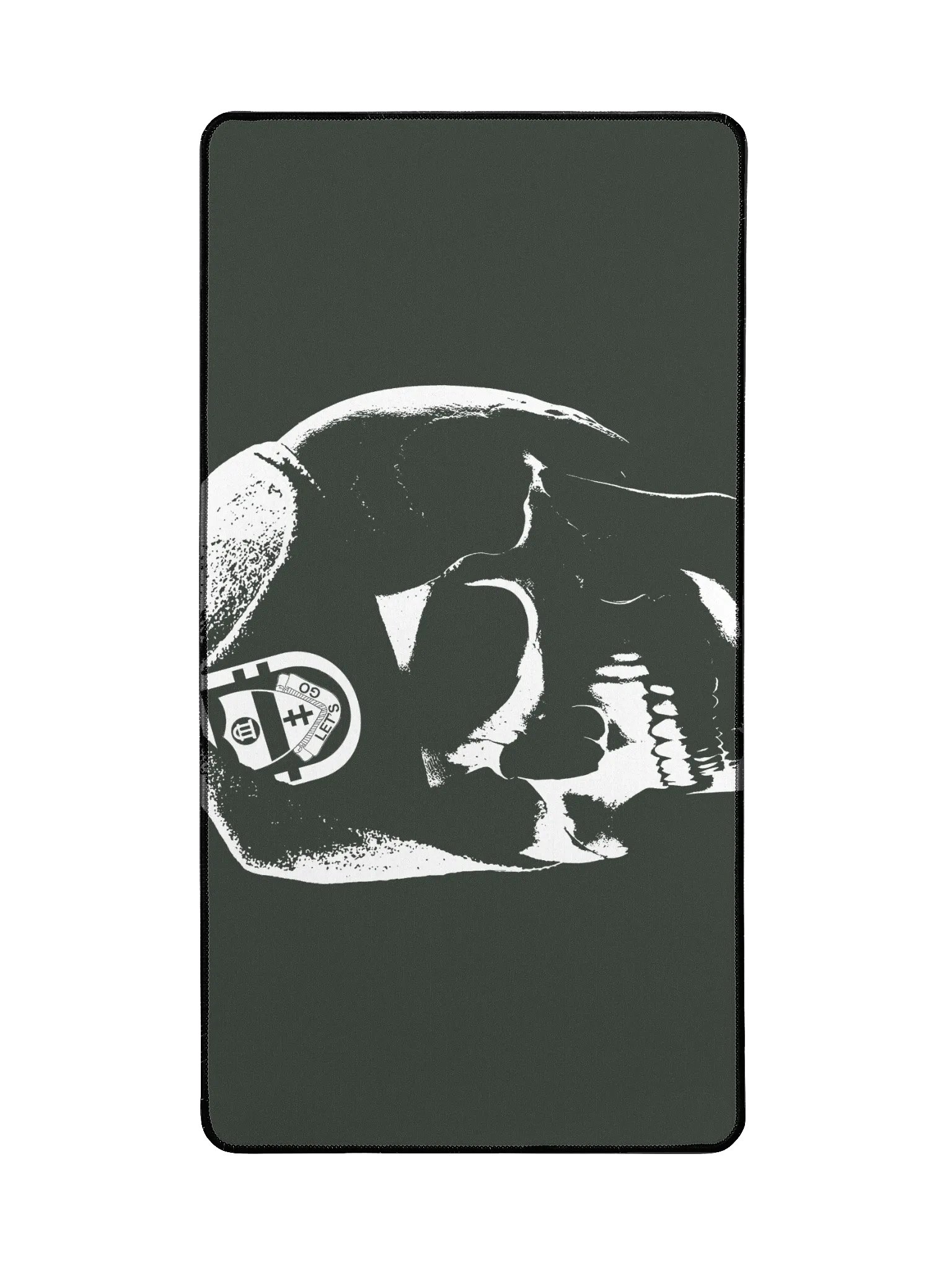 Skull Beret Desk Mat product image (2)