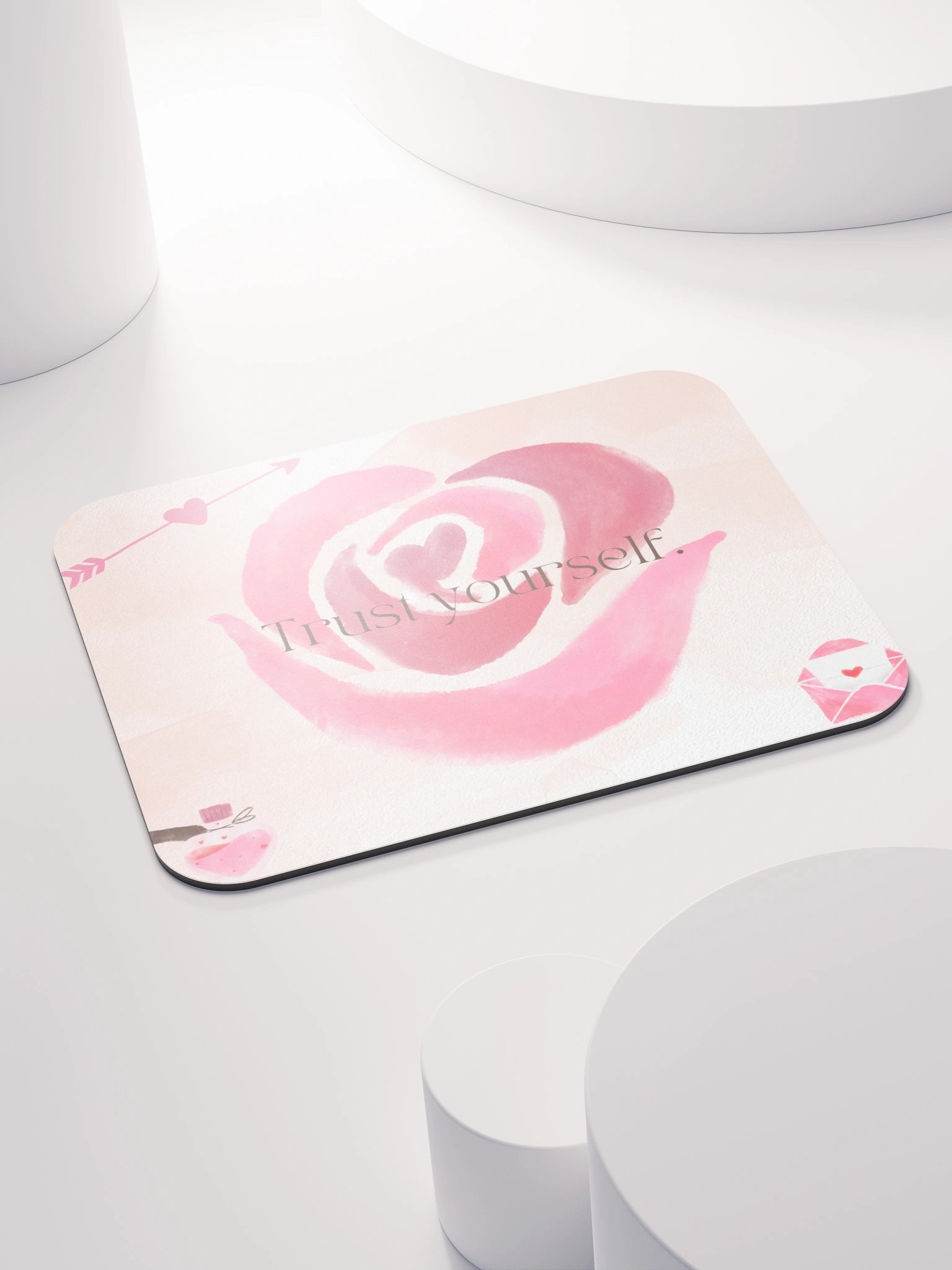 Trust Yourself Rose Mouse Pad product image (4)